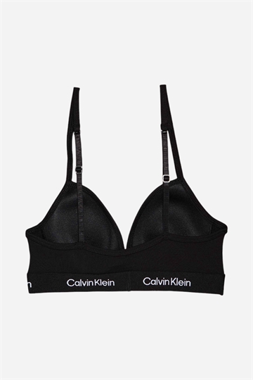 Calvin Klein Triangle BH - Vit / Svart